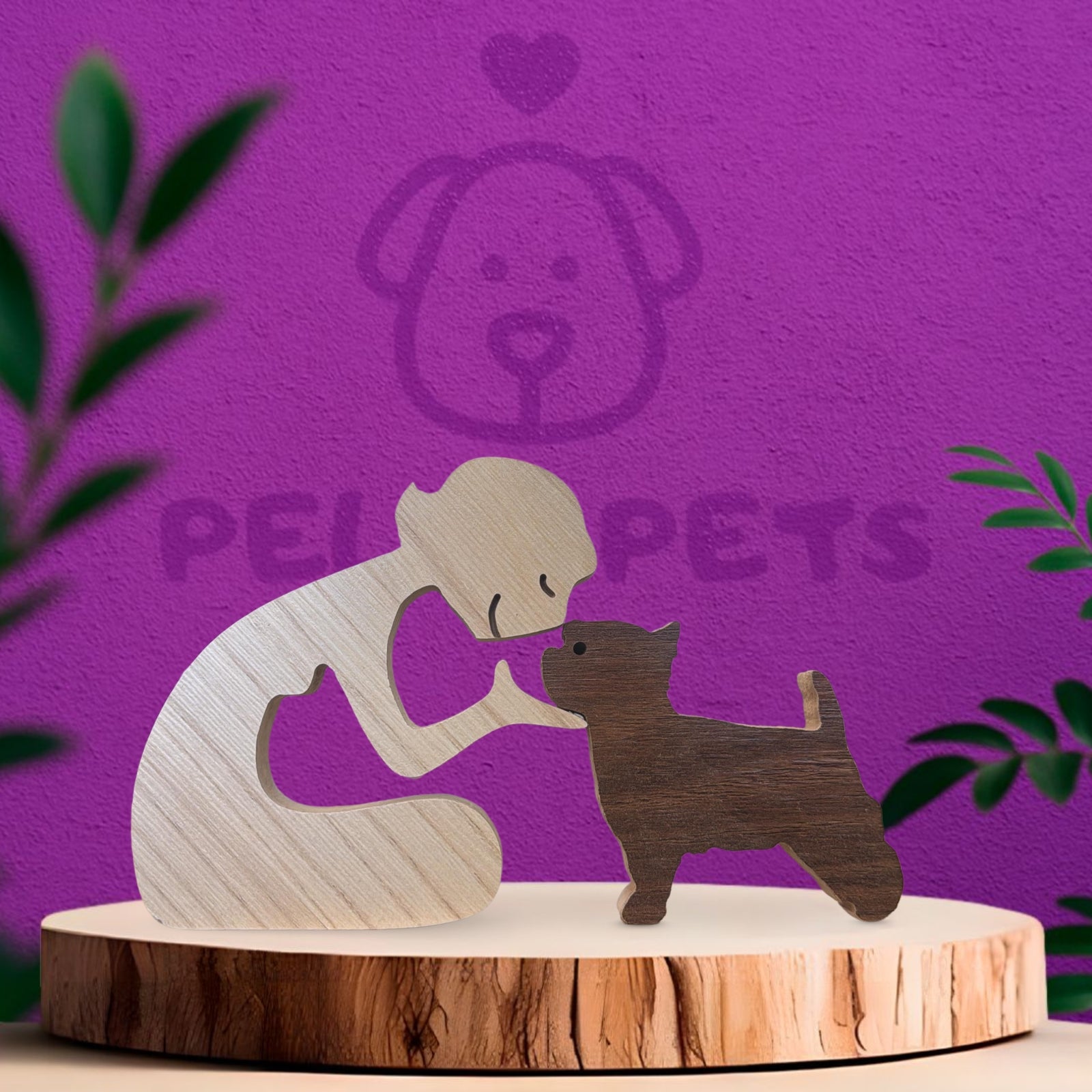 Wood Sculpture by Pets®️