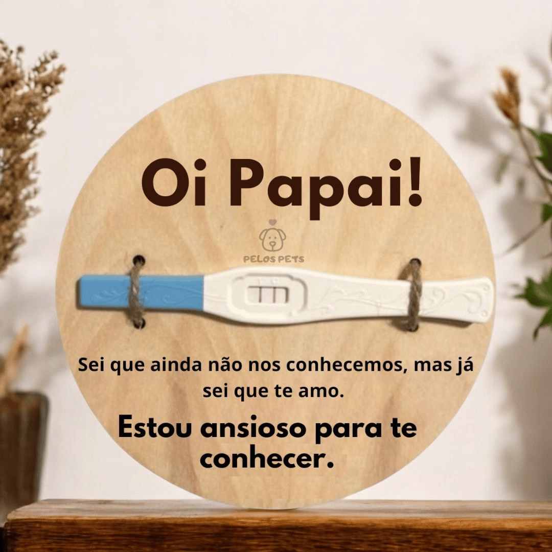 Teste de Gravidez: Escultura Inesquecível para o Papai