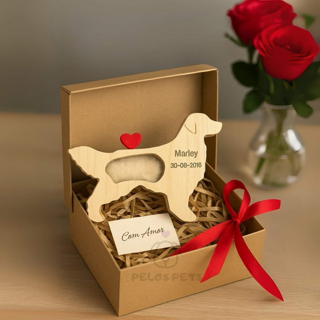 Cápsula do Amor Escultura Personalizada Pet Eterno