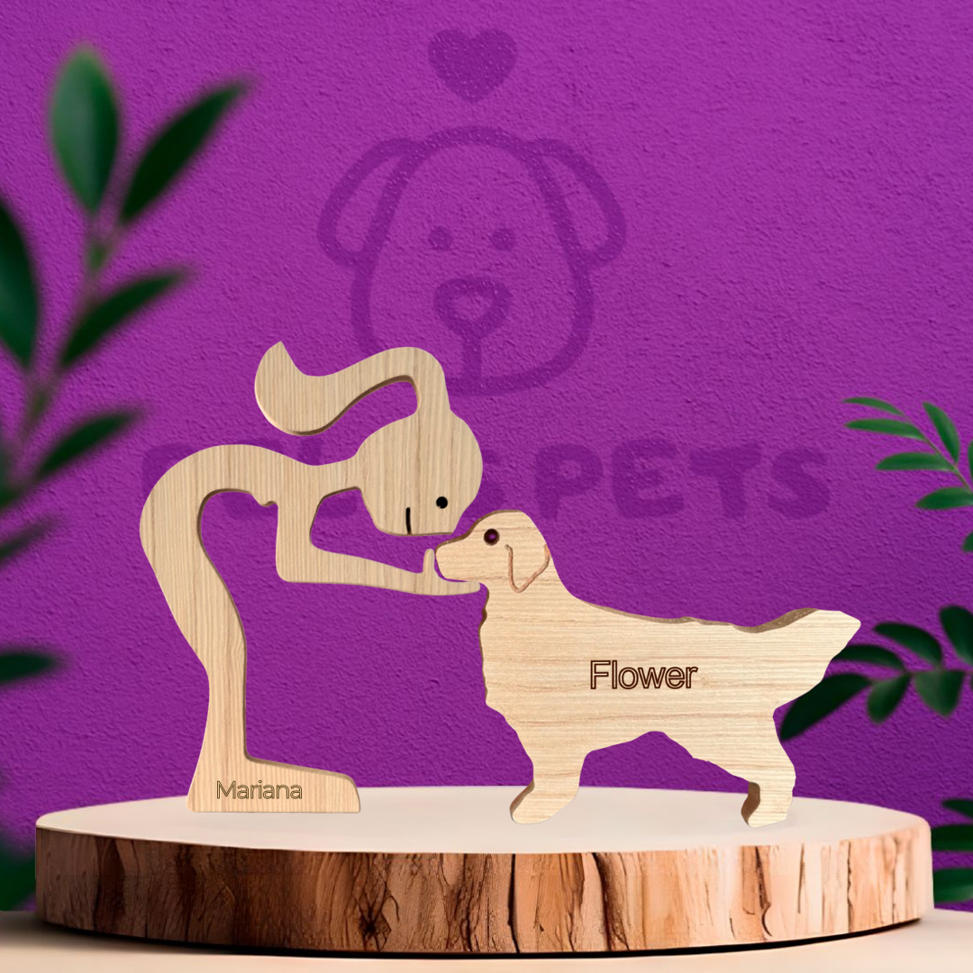 Escultura em Madeira Golden