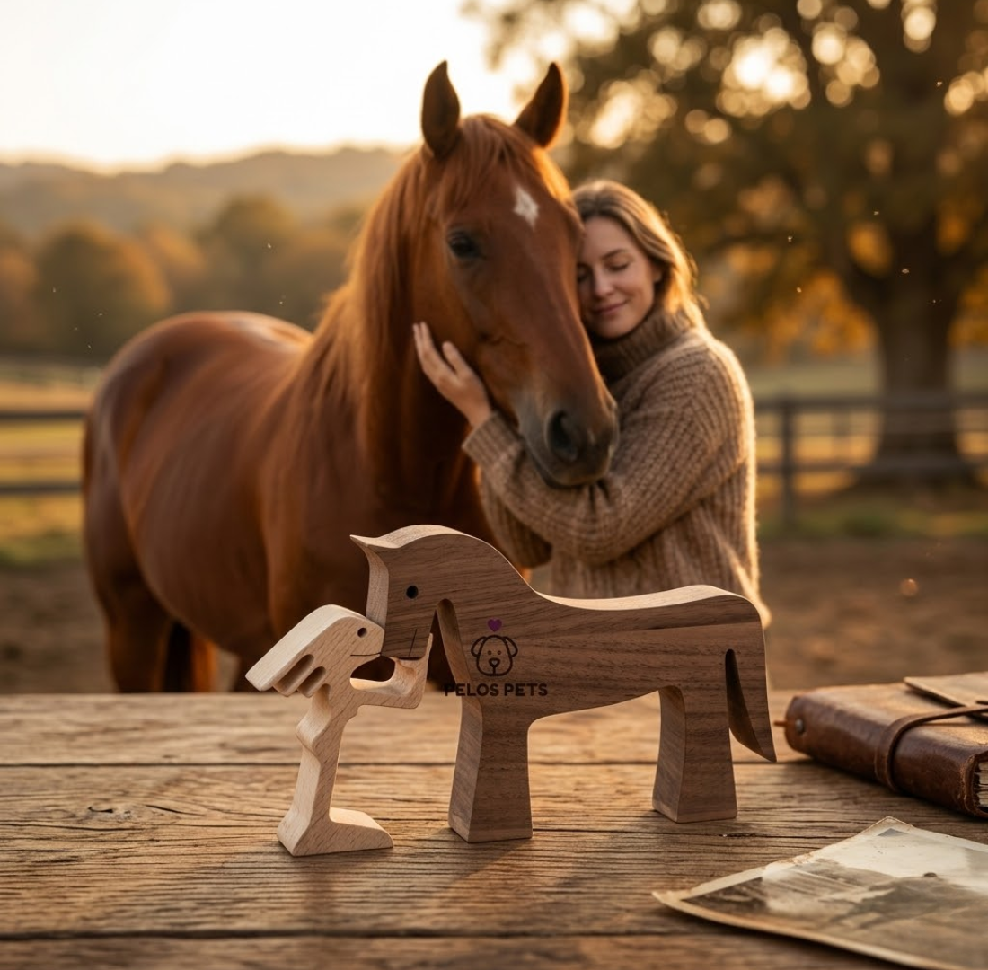 Wood Sculpture - Horse