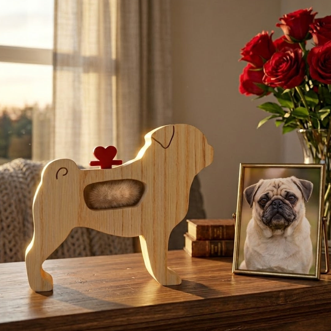 Cápsula do Amor Escultura Personalizada Pet Eterno