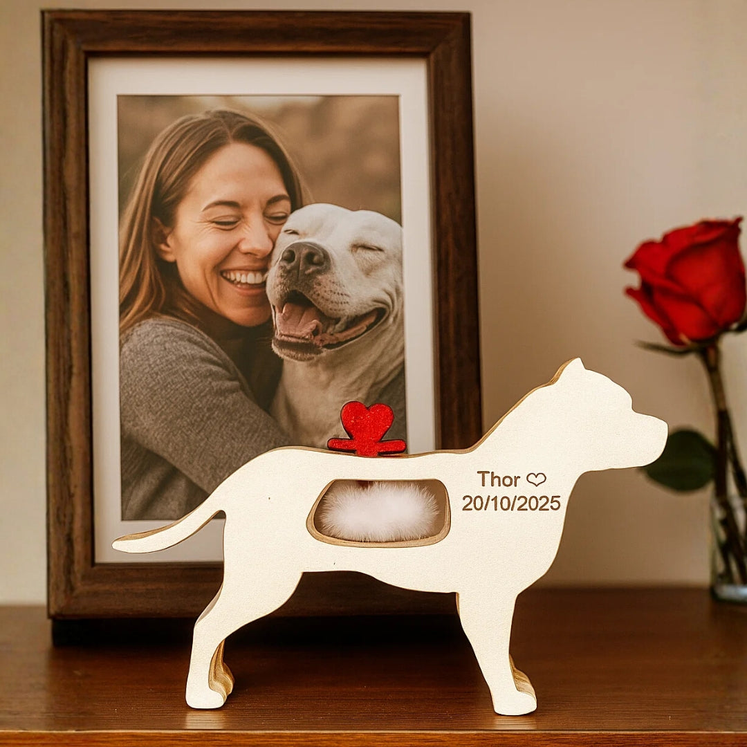 Cápsula do Amor Escultura Personalizada Pet Eterno