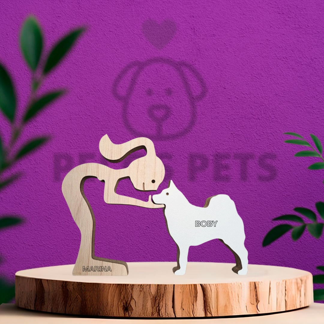 Wood Sculpture by Pets®️