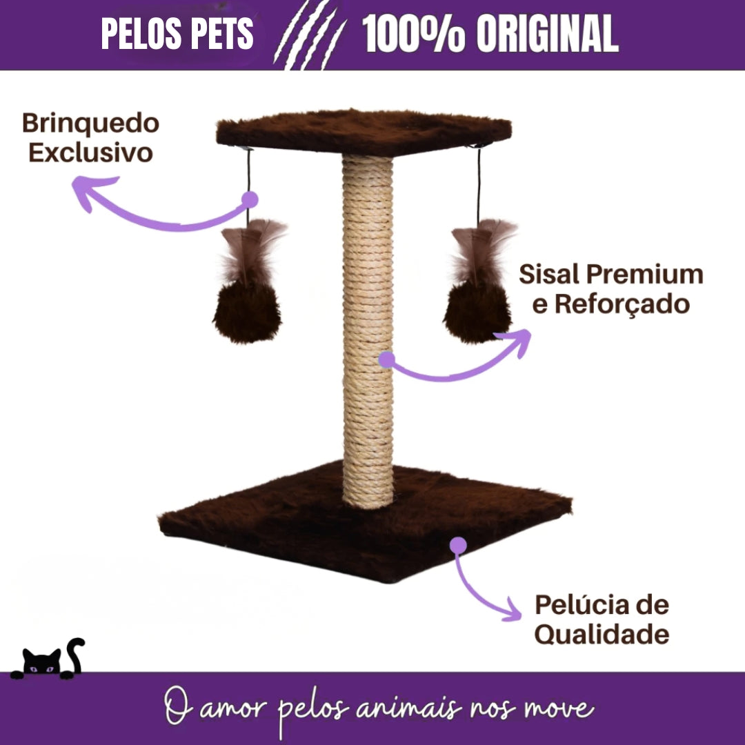 Arranhador Interativo para seu Gato - Pelos Pets