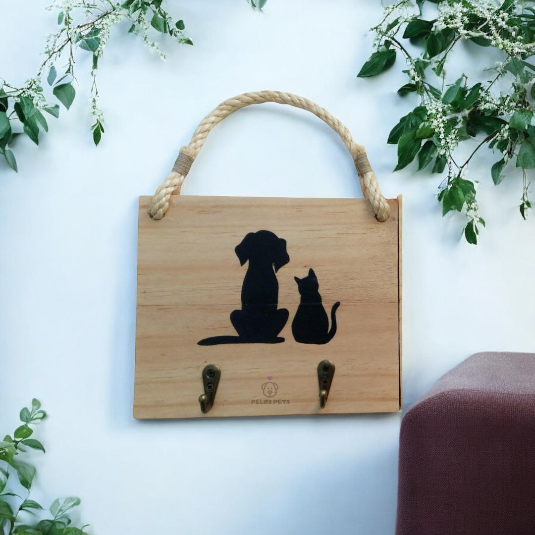Pet&Home - Suporte Decorativo para Chaves e Coleiras