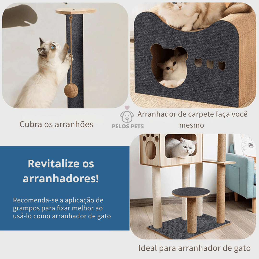 Carpete Adesivo para gatos