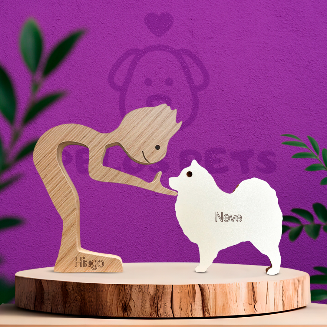 Wood Sculpture by Pets®️