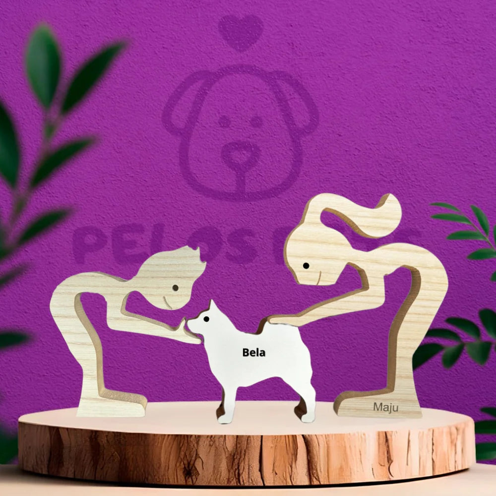 Escultura em Madeira Samoieda