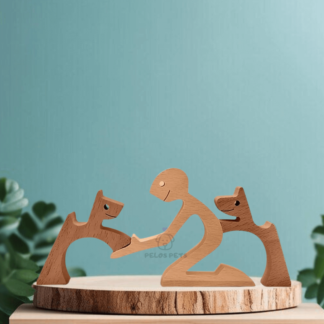 Escultura em Madeira Pelos Pets - Escolha a Raça do seu Pet!