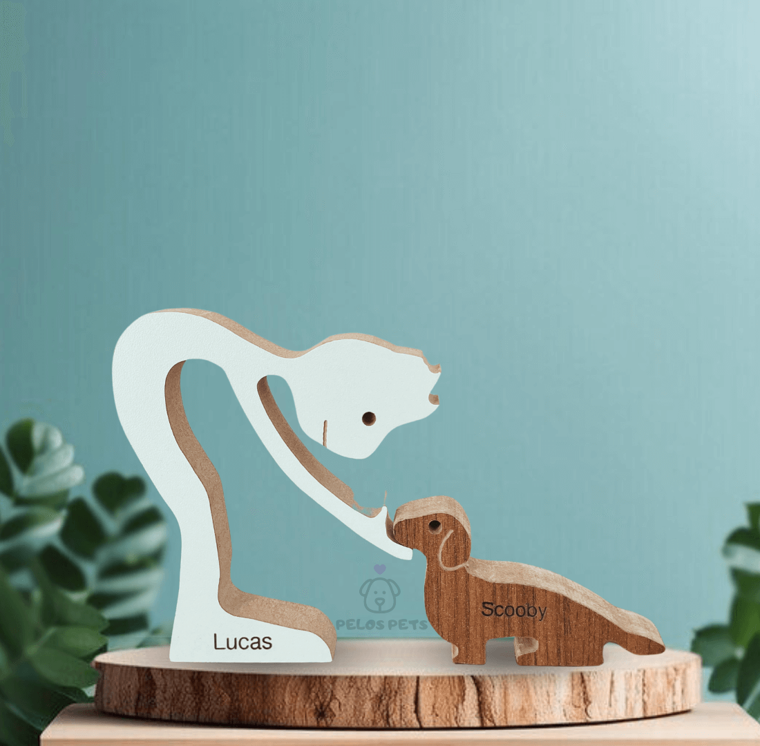 Escultura em Madeira Pelos Pets - Escolha a Raça do seu Pet!