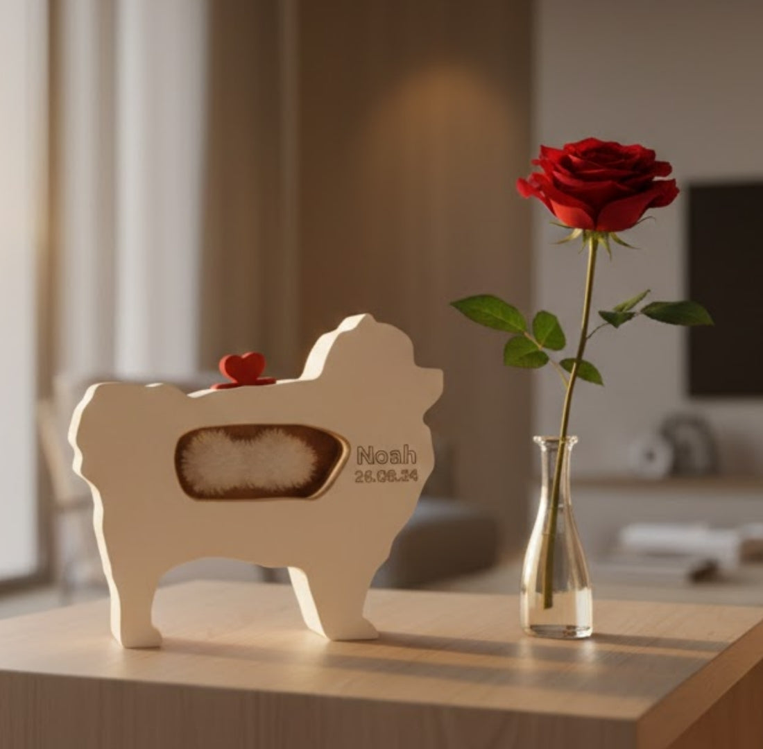 Cápsula do Amor Escultura Personalizada Pet Eterno