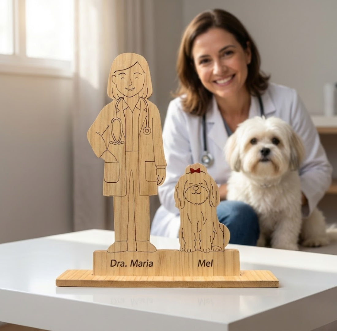 Wood Sculpture by Pets®️