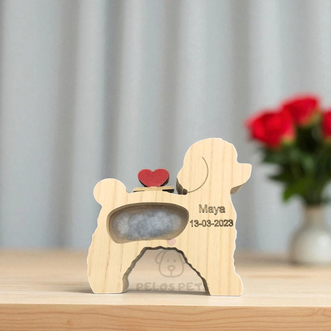 Cápsula do Amor Escultura Personalizada Pet Eterno
