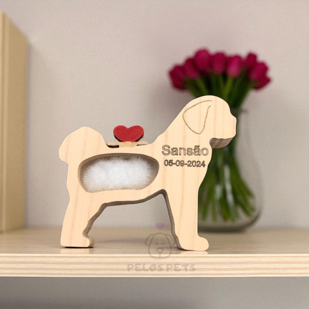 Cápsula do Amor Escultura Personalizada Pet Eterno