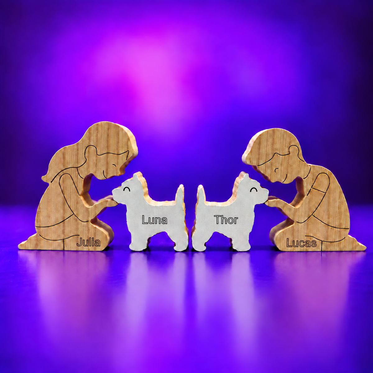 Escultura em Madeira West highland white terrier