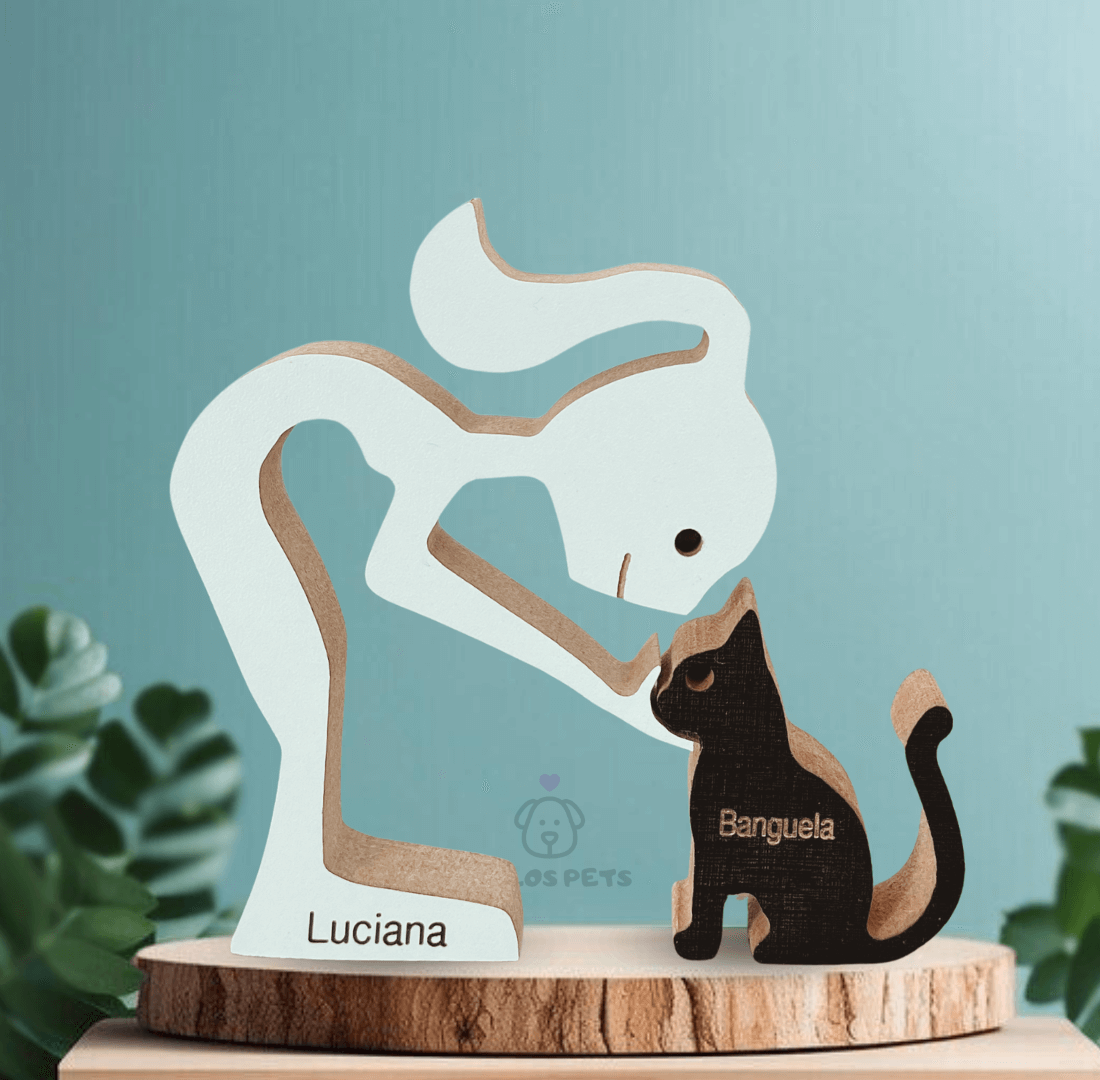 Escultura em Madeira Pelos Pets - Escolha a Raça do seu Pet!