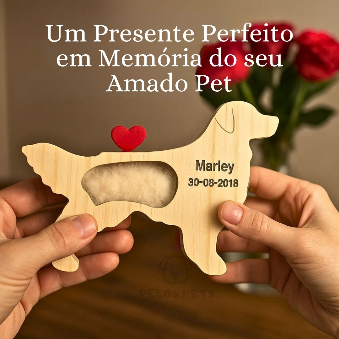 Cápsula do Amor Escultura Personalizada Pet Eterno