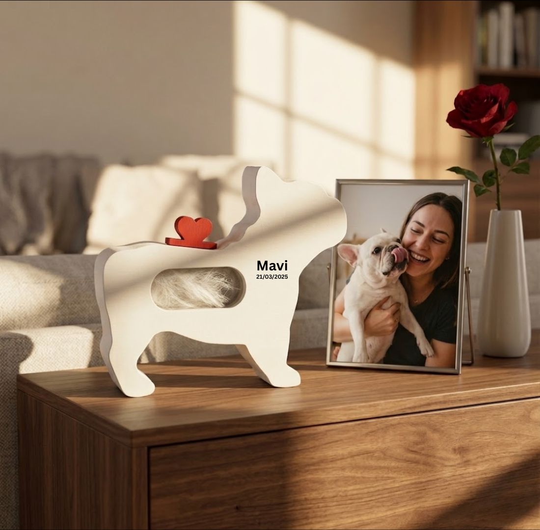 Cápsula do Amor Escultura Personalizada Pet Eterno