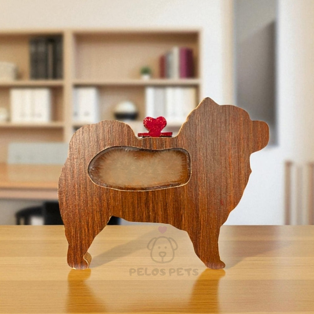 Escultura em Madeira Chow Chow