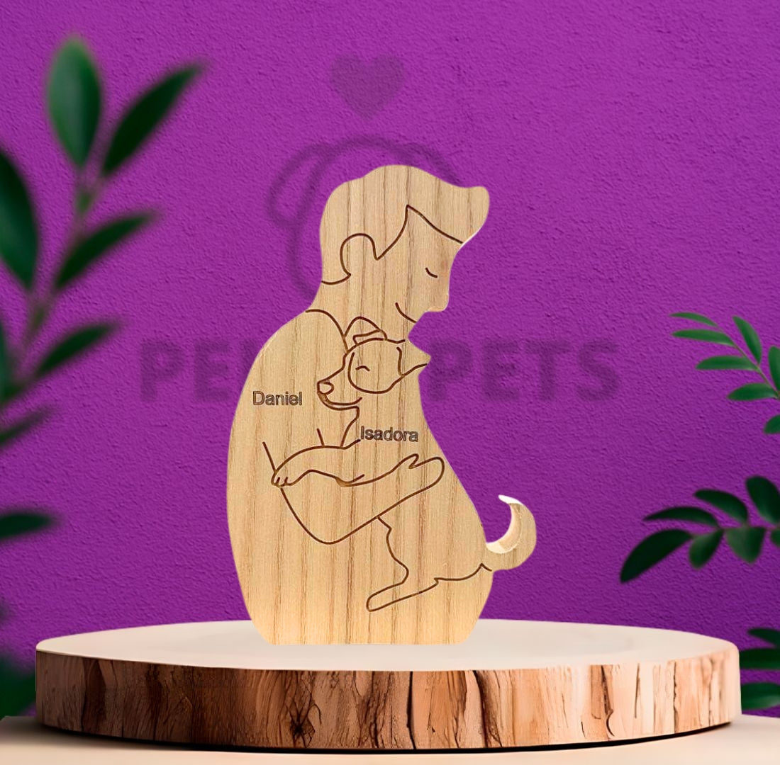 Woman and American Bully