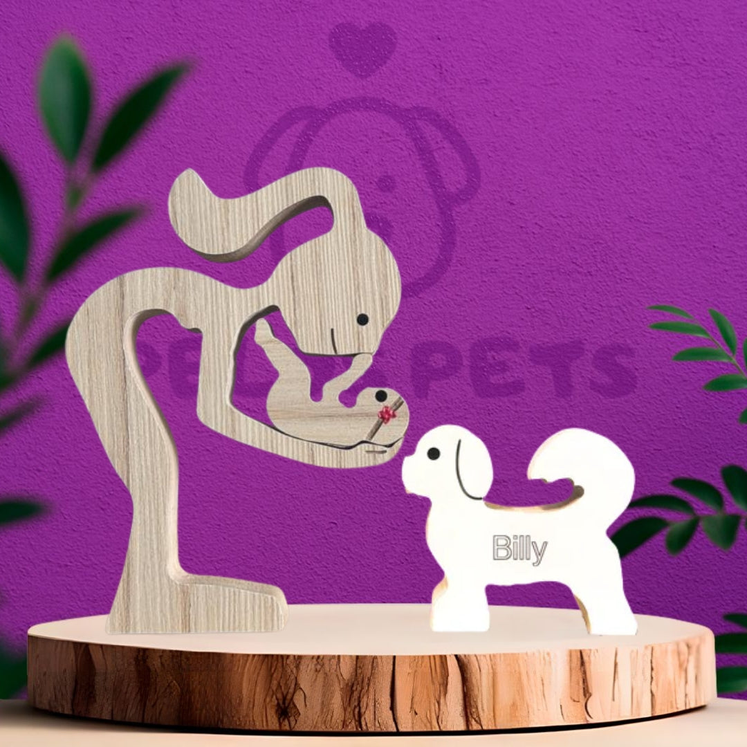 Escultura em Família e Pet
