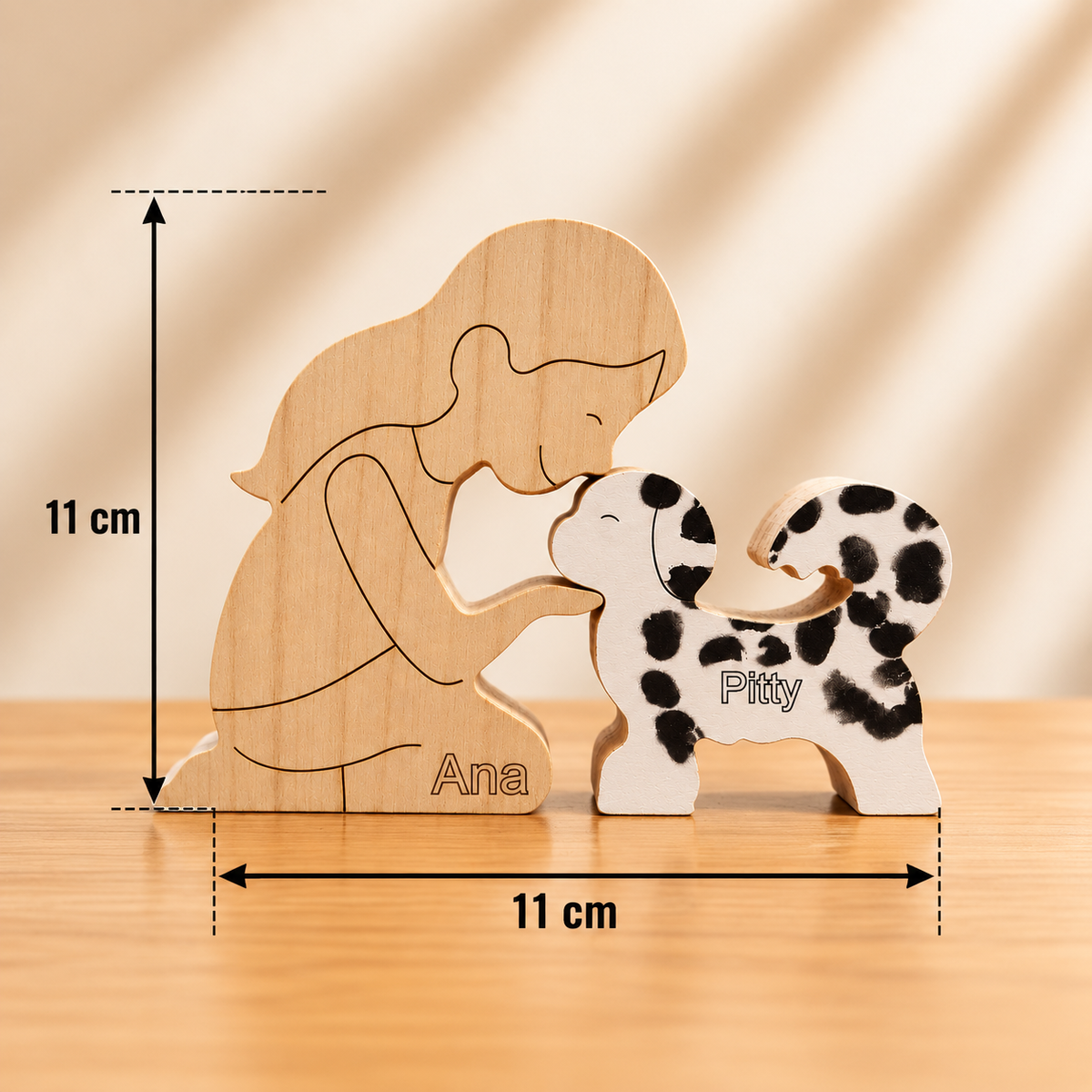 Escultura Pet Personalizada com Manchas