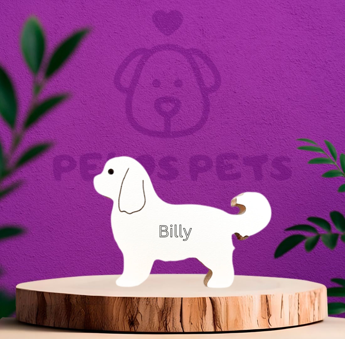 Lhasa Apso Wood Carving