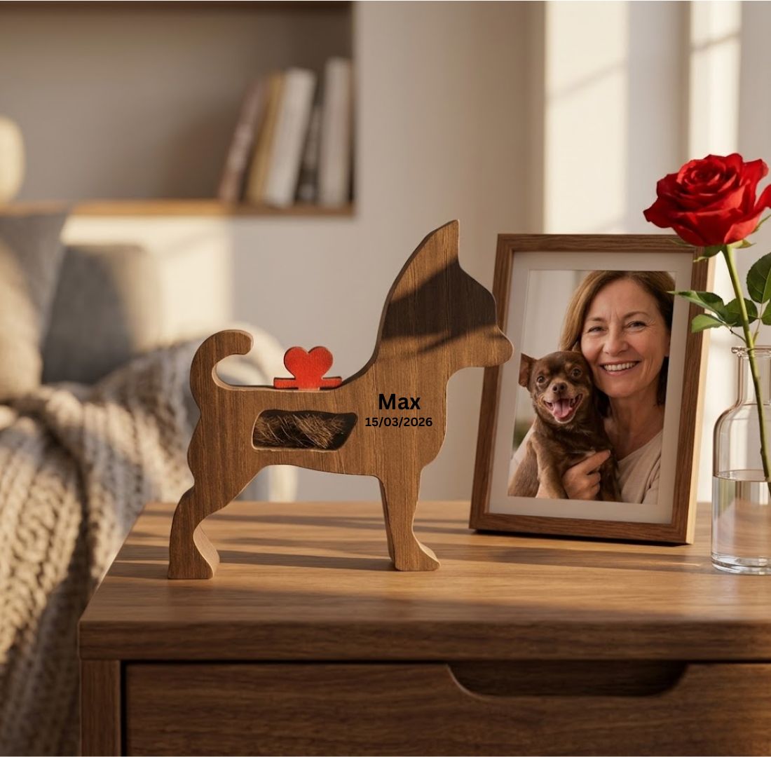 Cápsula do Amor Escultura Personalizada Pet Eterno