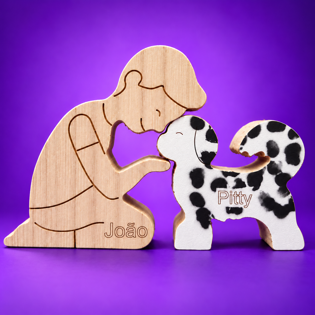 Escultura Pet Personalizada com Manchas