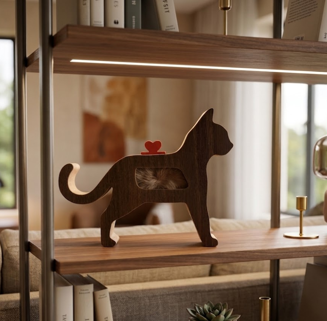 Cápsula do Amor Escultura Personalizada Pet Eterno