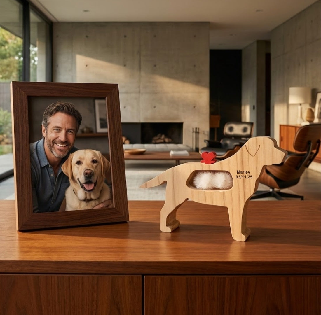 Cápsula do Amor Escultura Personalizada Pet Eterno