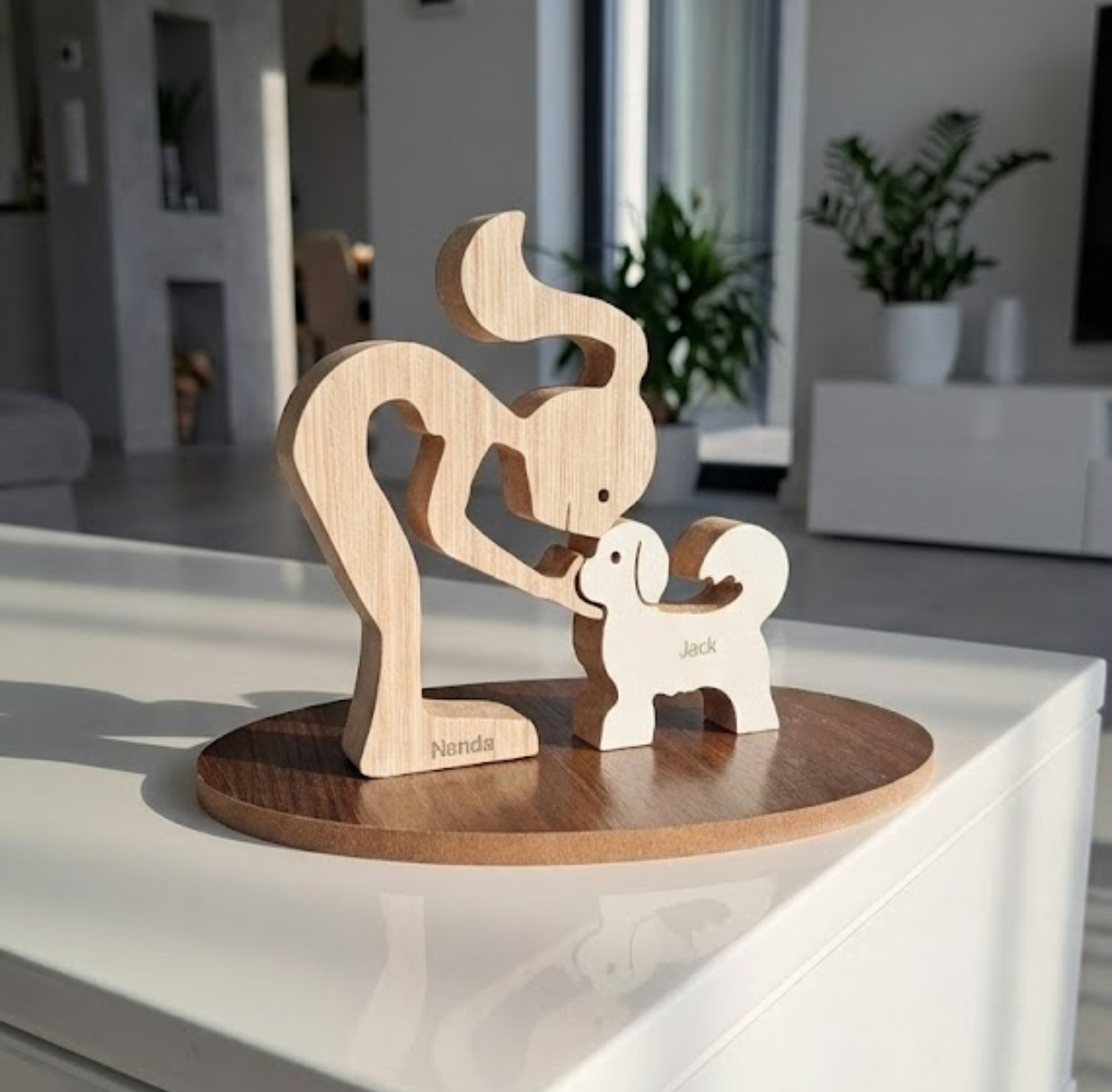 Base de Madeira MDF para Escultura