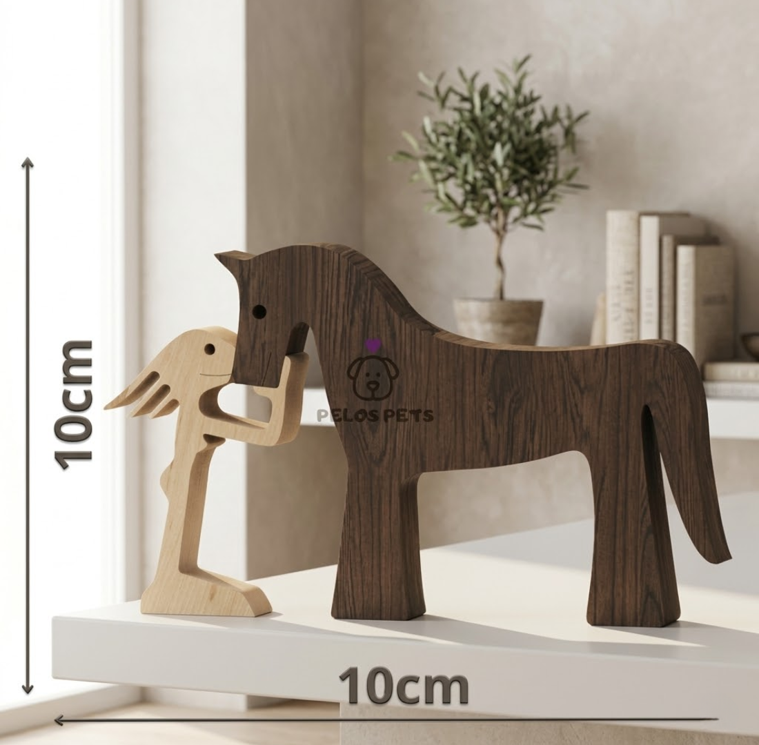 Wood Sculpture - Horse