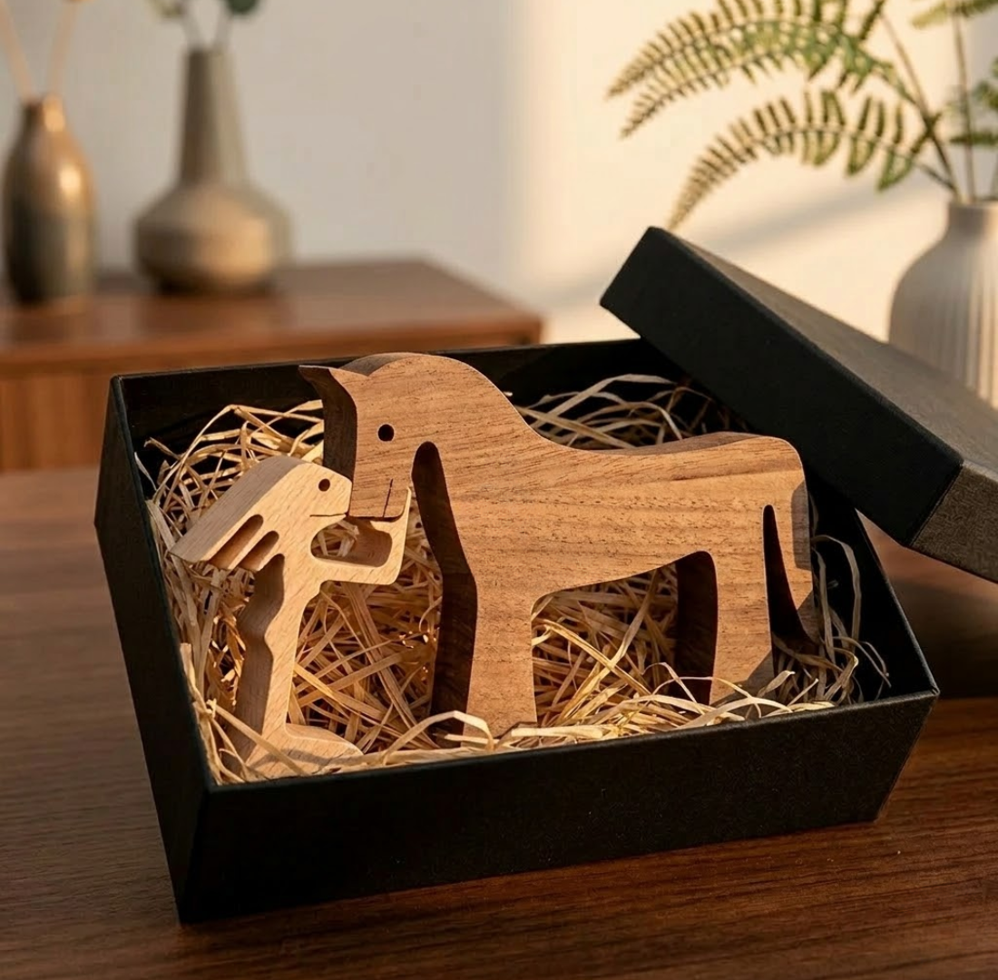 Wood Sculpture - Horse