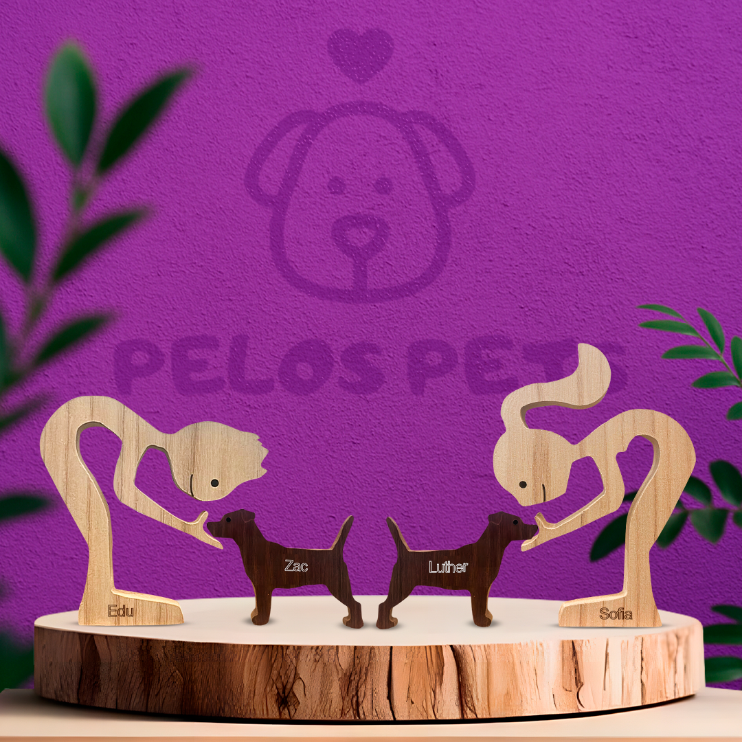 Escultura em Madeira Jack Russell