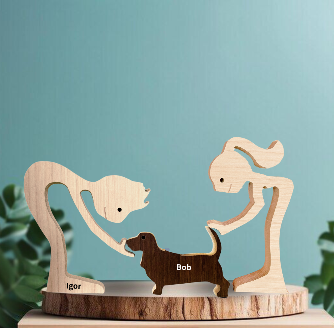 Wood Sculpture by Pets®️