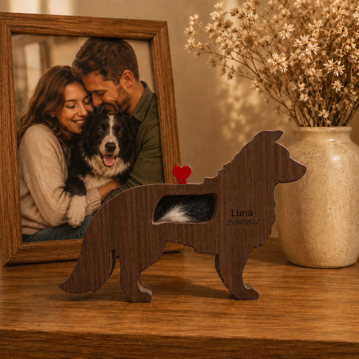 Cápsula do Amor Escultura Personalizada Pet Eterno