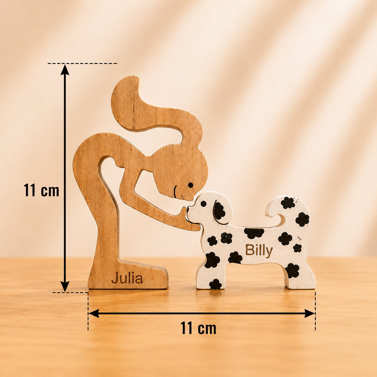 Escultura Pet Personalizada com Manchas