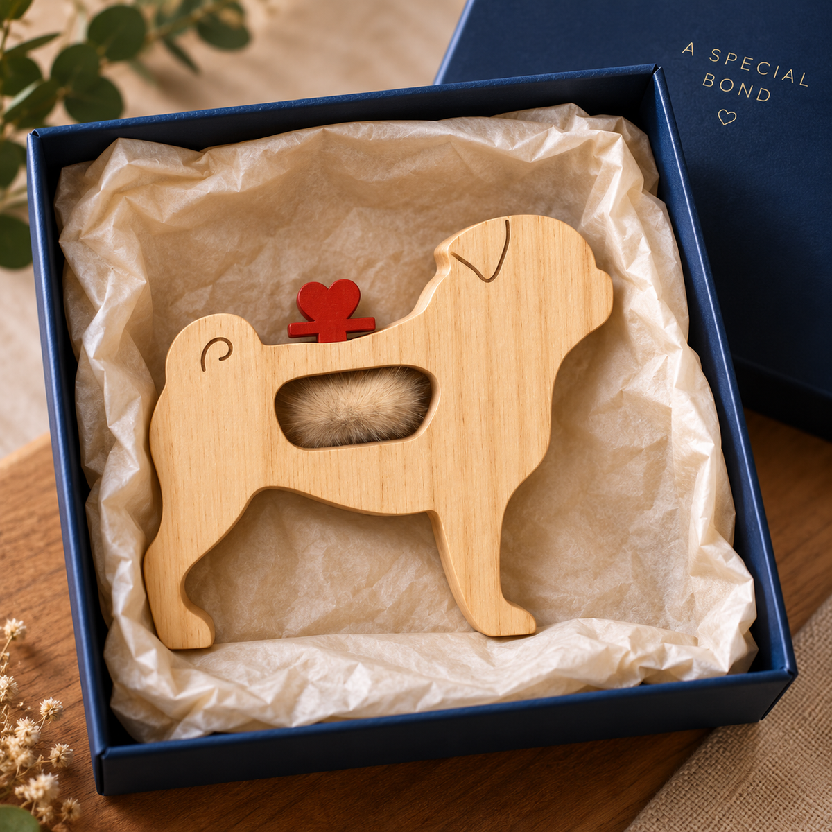 Cápsula do Amor Escultura Personalizada Pet Eterno