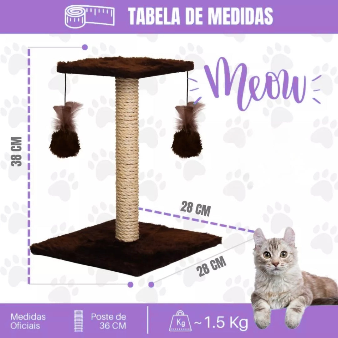 Arranhador Interativo para seu Gato - Pelos Pets