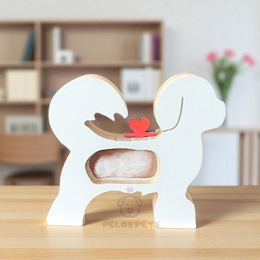 Escultura em Madeira Shih Tzu (Shitzu)