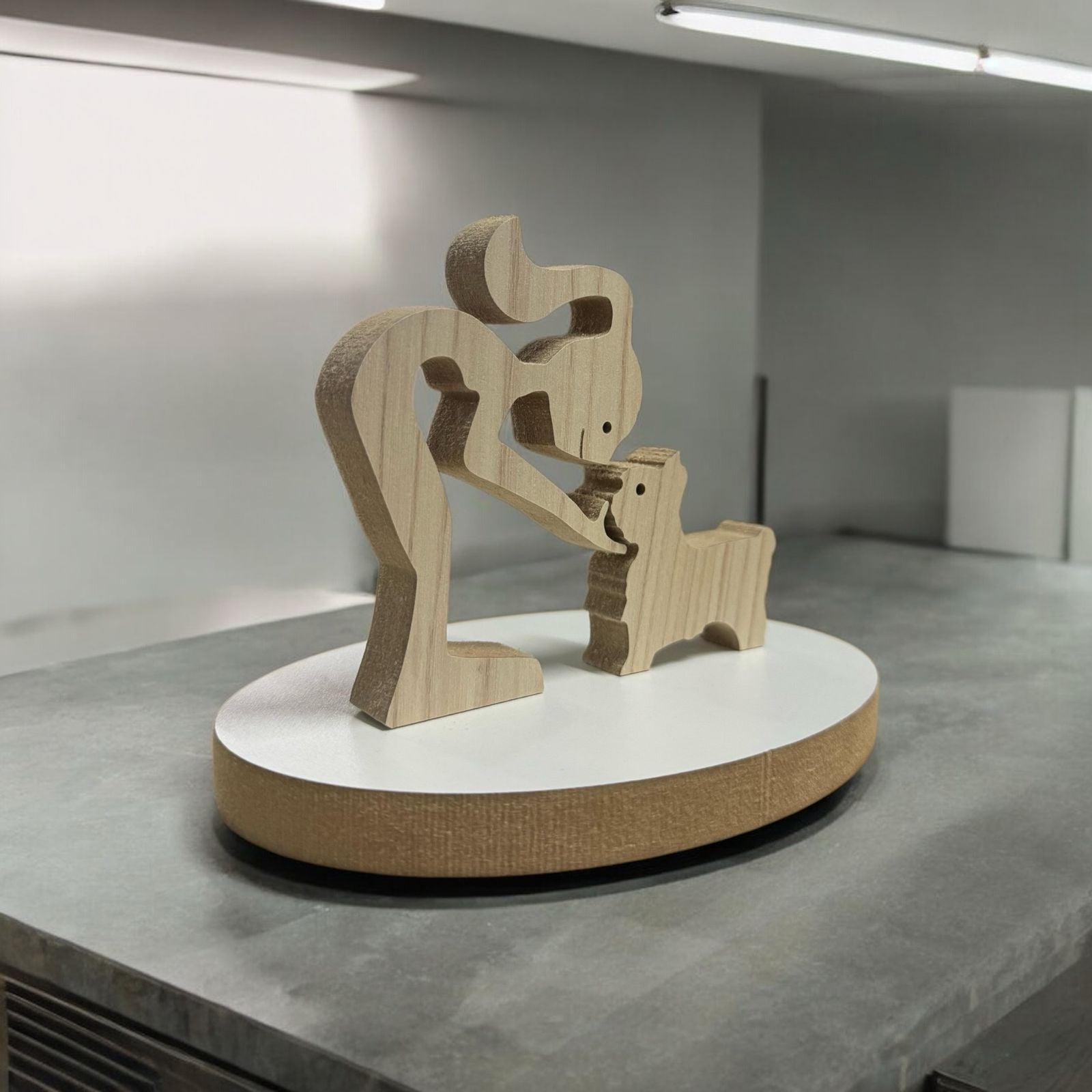 Base de Madeira MDF para Escultura