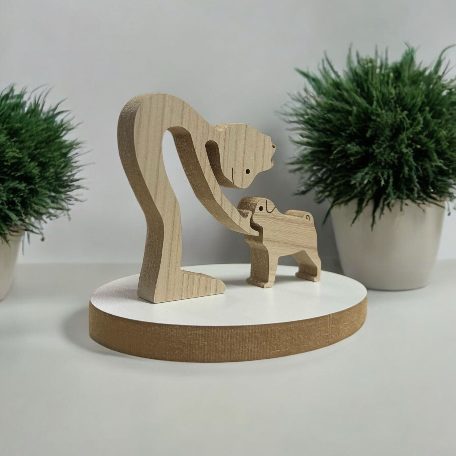 Base de Madeira MDF para Escultura