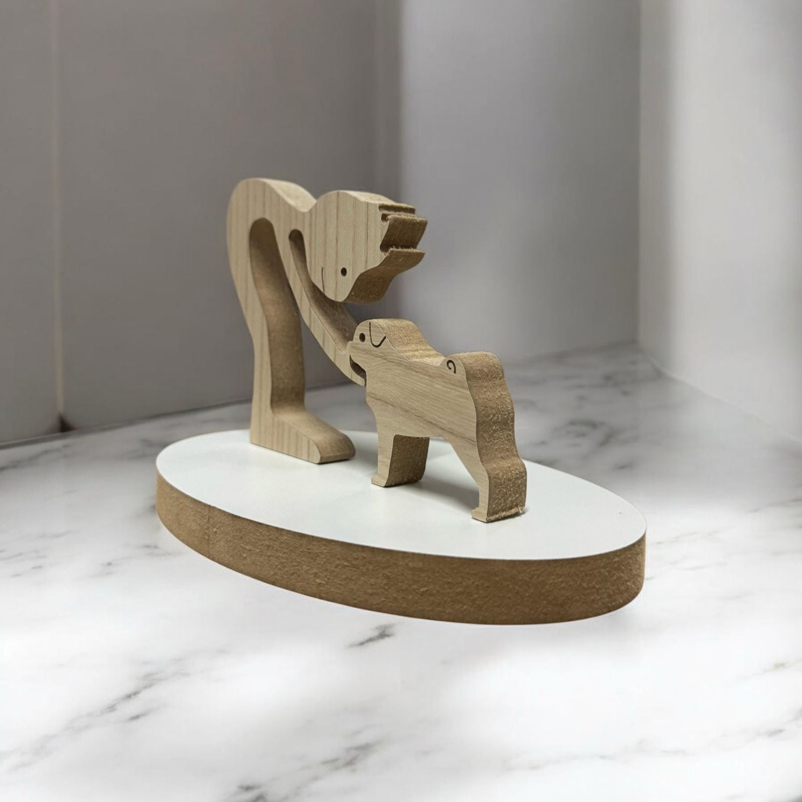 Base de Madeira MDF para Escultura