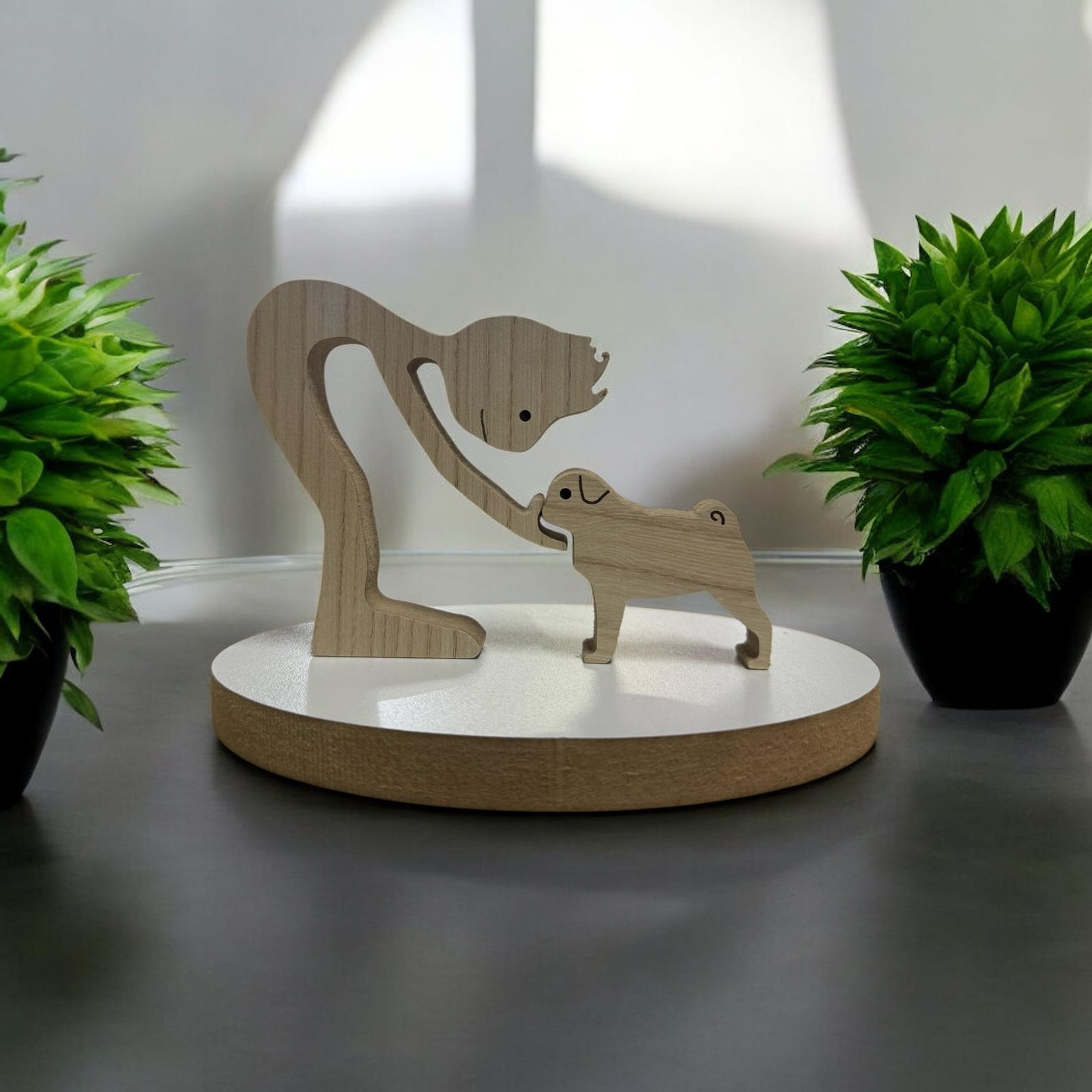 Base de Madeira MDF para Escultura