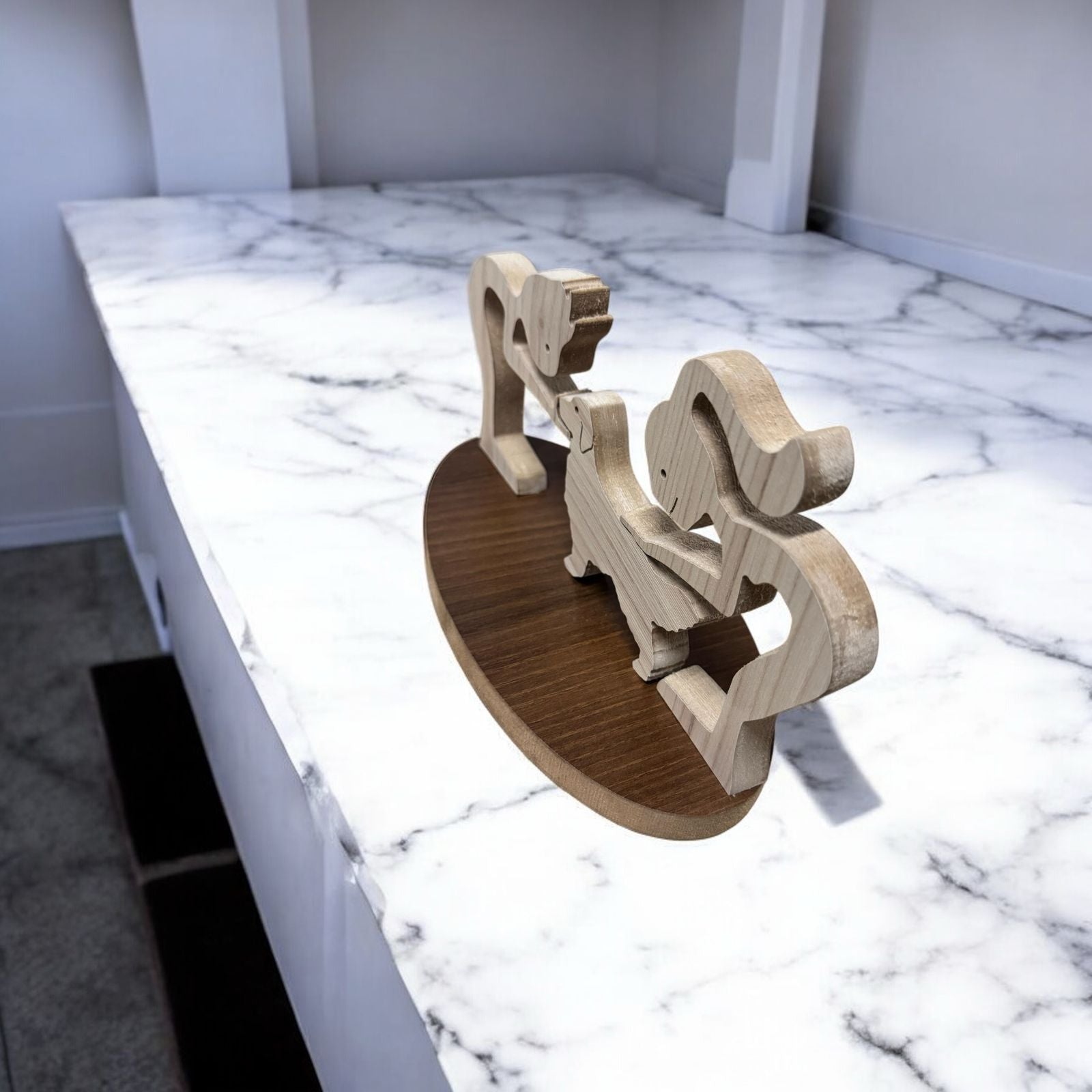 Base de Madeira MDF para Escultura