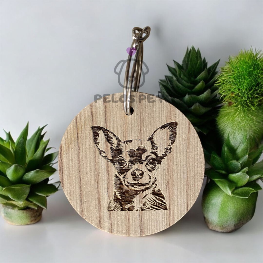 Escultura em Madeira Pinscher