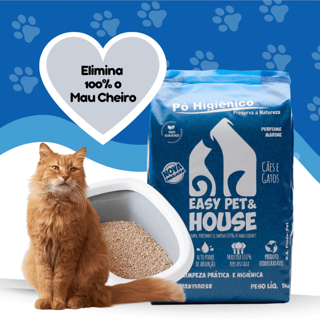 Pelos Pets PureClean™ Pó Higiênico Neutralizador de Odores para Cães e Gatos