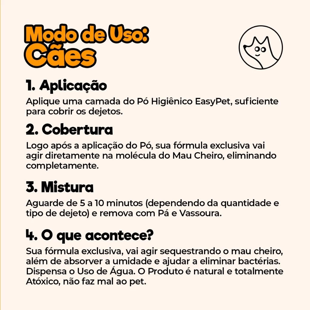 Pelos Pets PureClean™ Pó Higiênico Neutralizador de Odores para Cães e Gatos